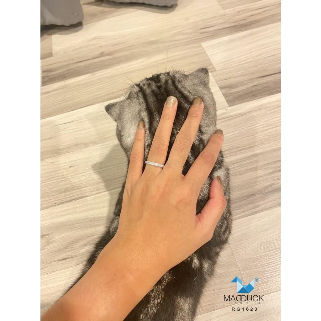 Women's ring – CZ in 925 silver by Madduck Jewels