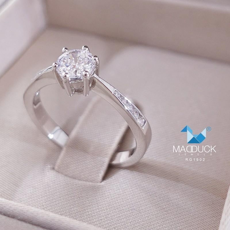 Women's ring – CZ in 925 silver by Madduck Jewels