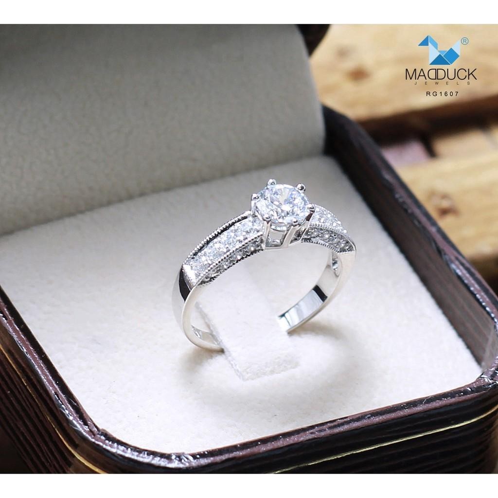 Couple ring set – CZ in 925 silver by Madduck Jewels