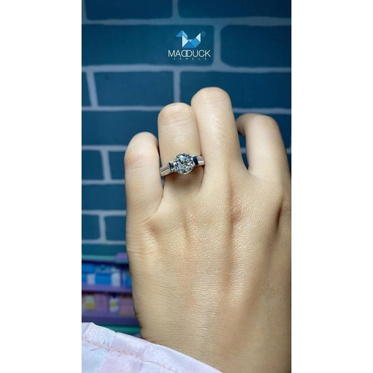 Women's ring – CZ in 925 silver by Madduck Jewels