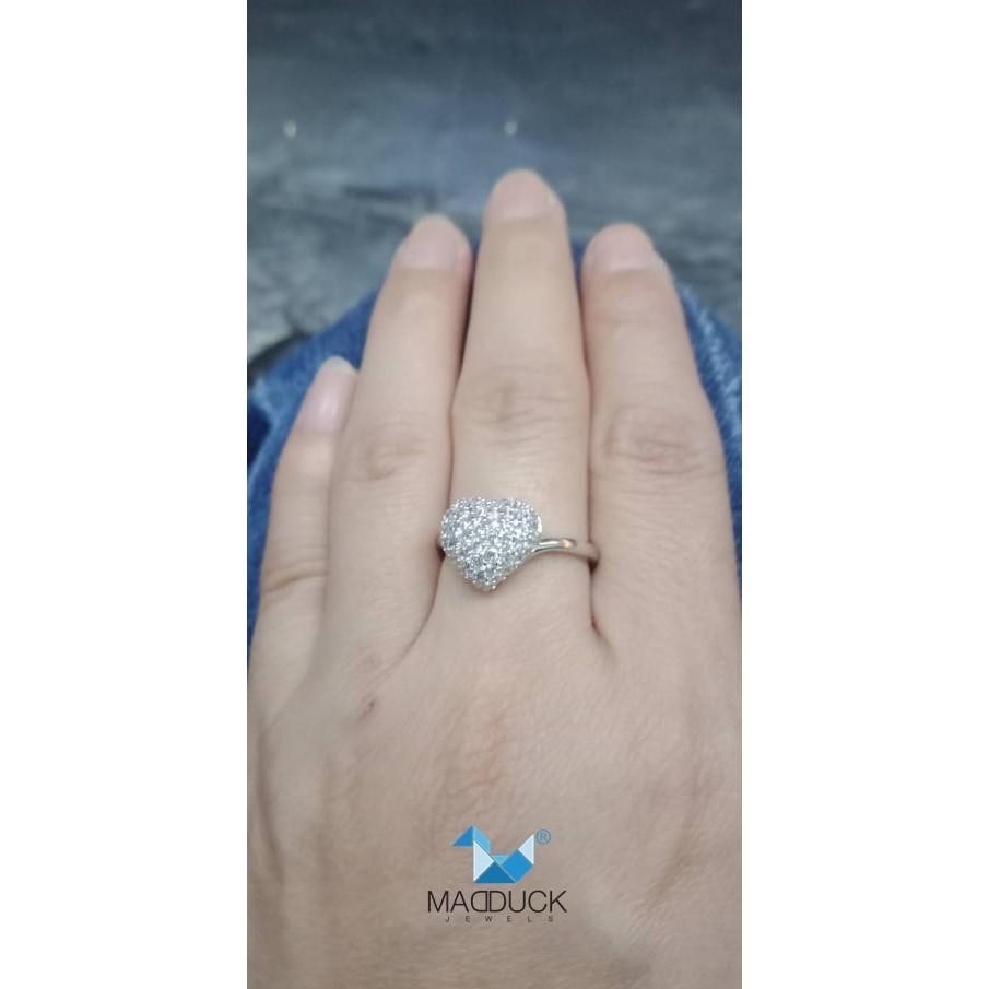 Women's ring – CZ in 925 silver by Madduck Jewels