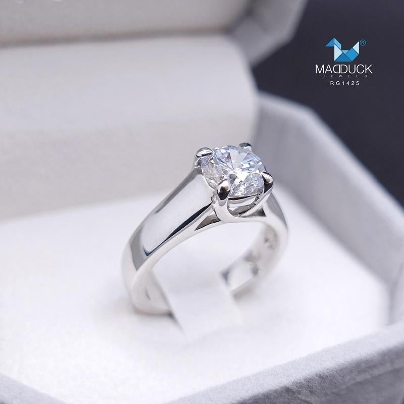 Women's ring – CZ in 925 silver by Madduck Jewels