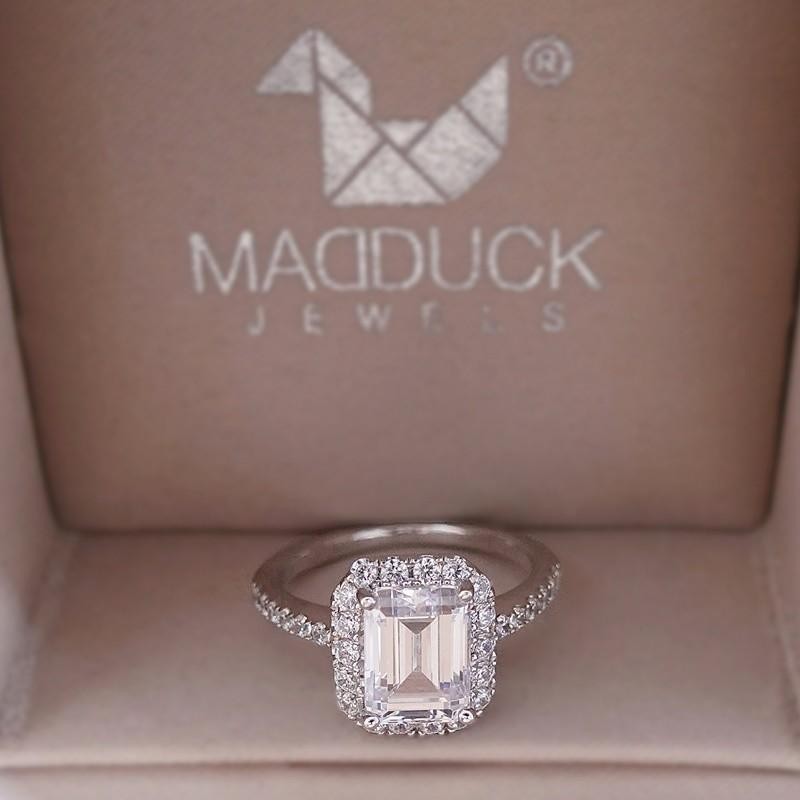 Women's ring – CZ in 925 silver by Madduck Jewels