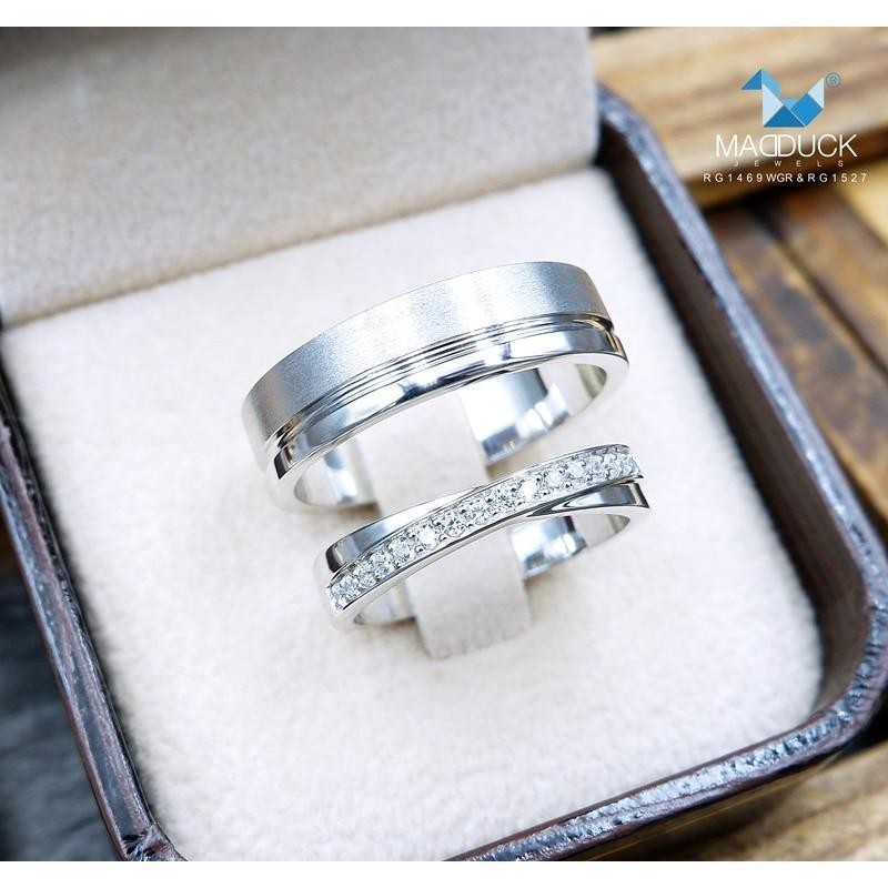 Couple ring set – CZ in 925 silver by Madduck Jewels