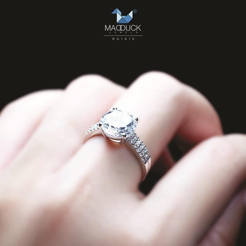 Women's ring – CZ in 925 silver by Madduck Jewels