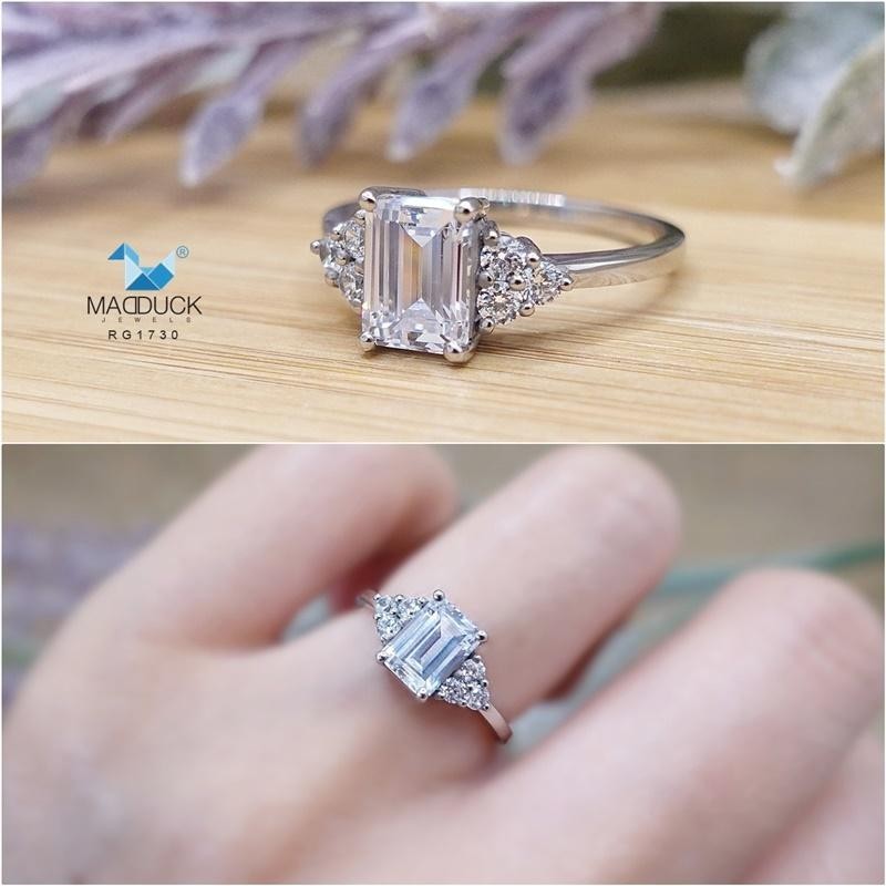 Women's ring – CZ in 925 silver by Madduck Jewels