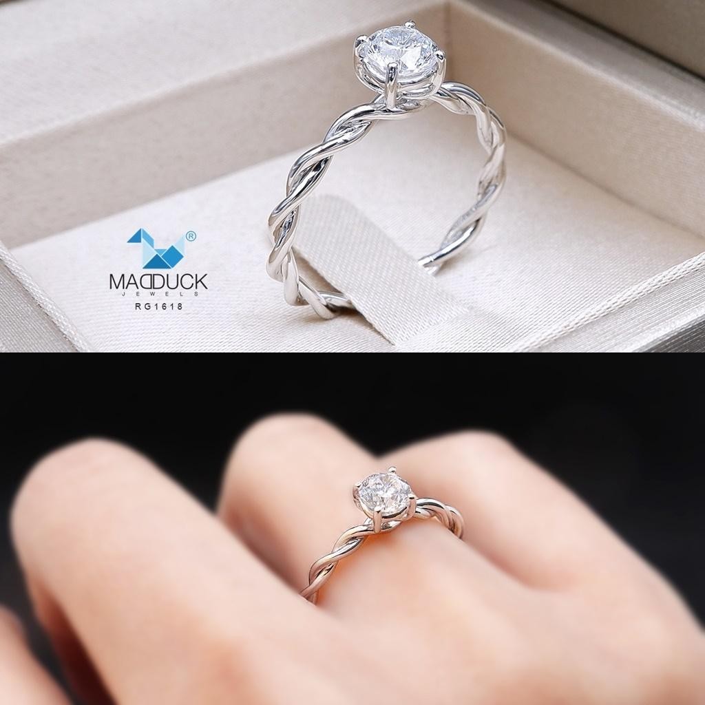 Women's ring – CZ in 925 silver by Madduck Jewels