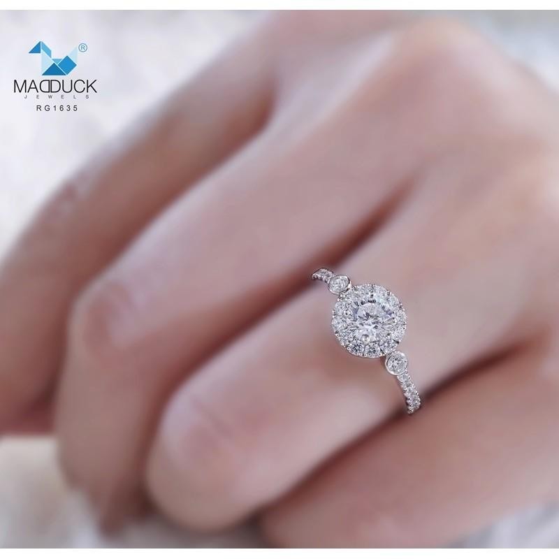 Women's ring – CZ in 925 silver by Madduck Jewels