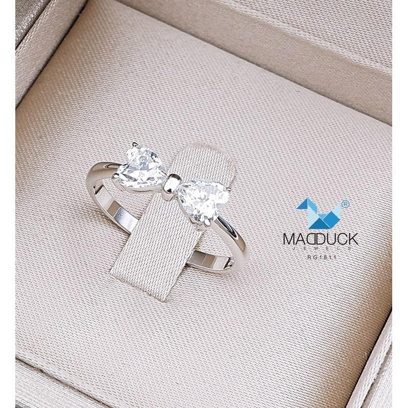 Women's ring – CZ in 925 silver by Madduck Jewels