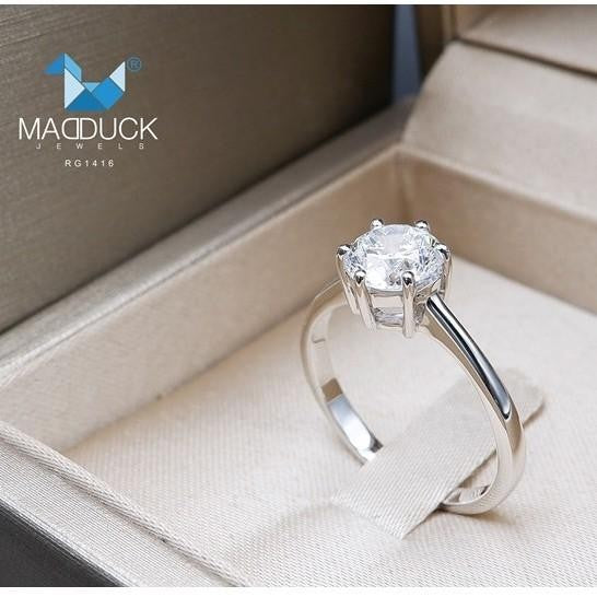 Couple ring set – CZ in 925 silver by Madduck Jewels