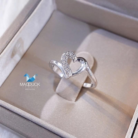 Women's ring – CZ in 925 silver by Madduck Jewels