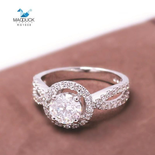 Women's ring – CZ in 925 silver by Madduck Jewels