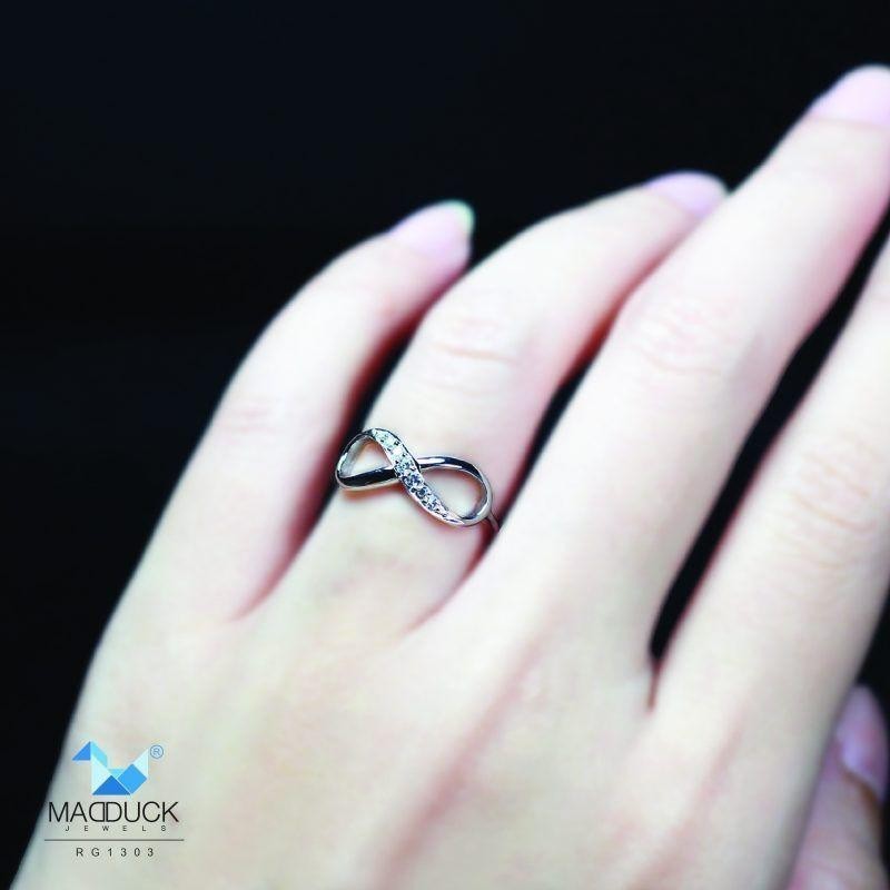 Women's ring – CZ in 925 silver by Madduck Jewels