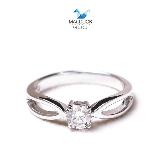 Women's ring – CZ in 925 silver by Madduck Jewels