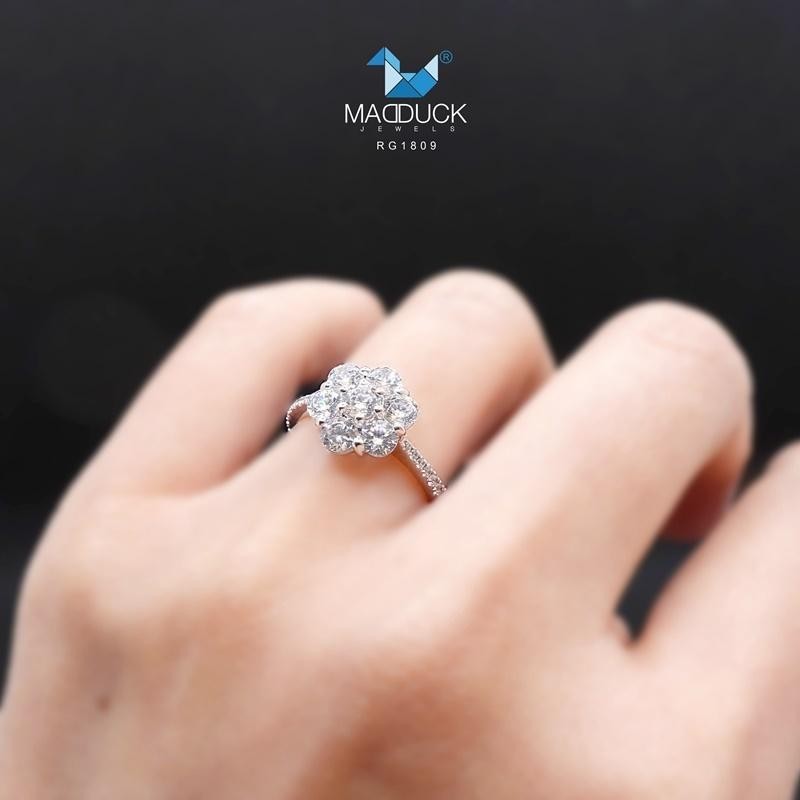 Women's ring – CZ in 925 silver by Madduck Jewels