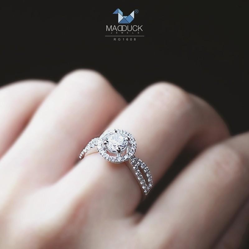 Couple ring set – CZ in 925 silver by Madduck Jewels