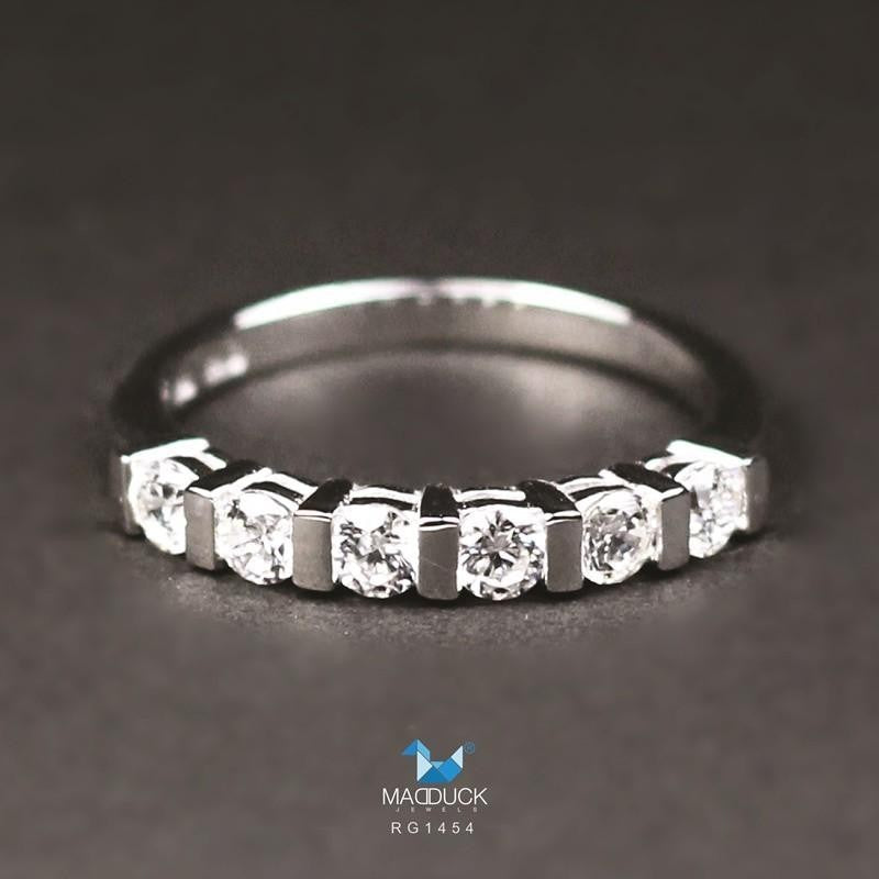 Women's ring – CZ in 925 silver by Madduck Jewels