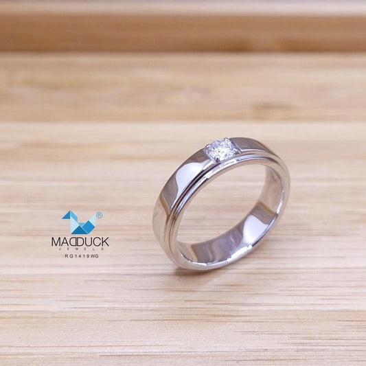 Unisex / male / female ring – CZ in 925 silver by Madduck Jewels