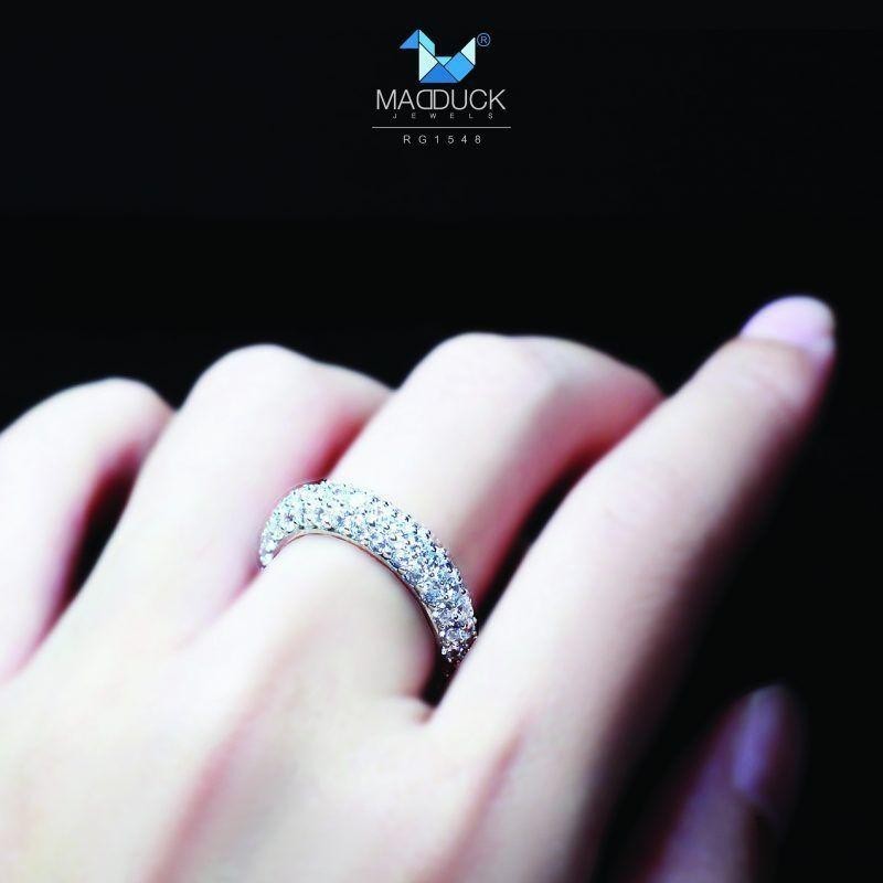 Women's ring – CZ in 925 silver by Madduck Jewels