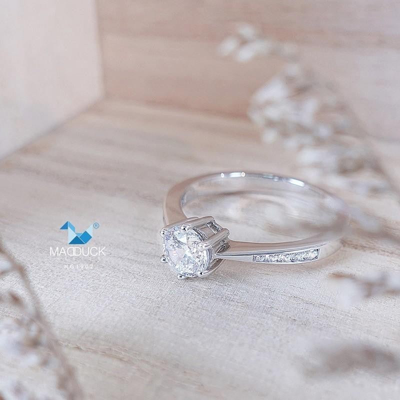 Women's ring – CZ in 925 silver by Madduck Jewels