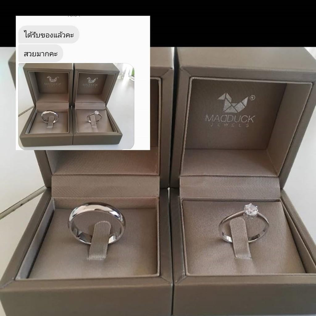 Couple ring set – CZ in 925 silver by Madduck Jewels