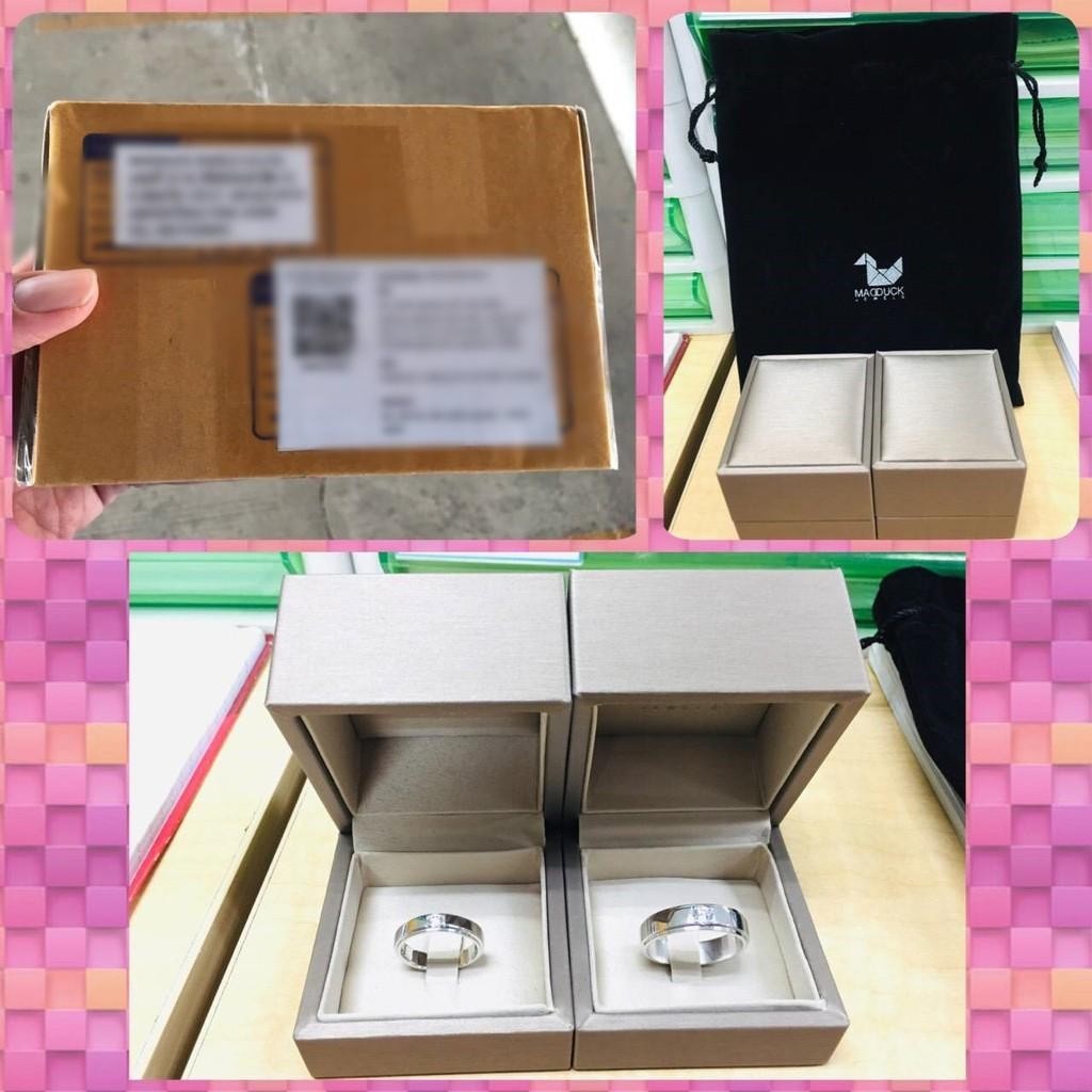 Couple ring set – CZ in 925 silver by Madduck Jewels