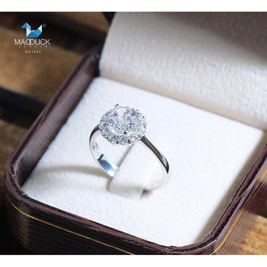 Women's ring – CZ in 925 silver by Madduck Jewels