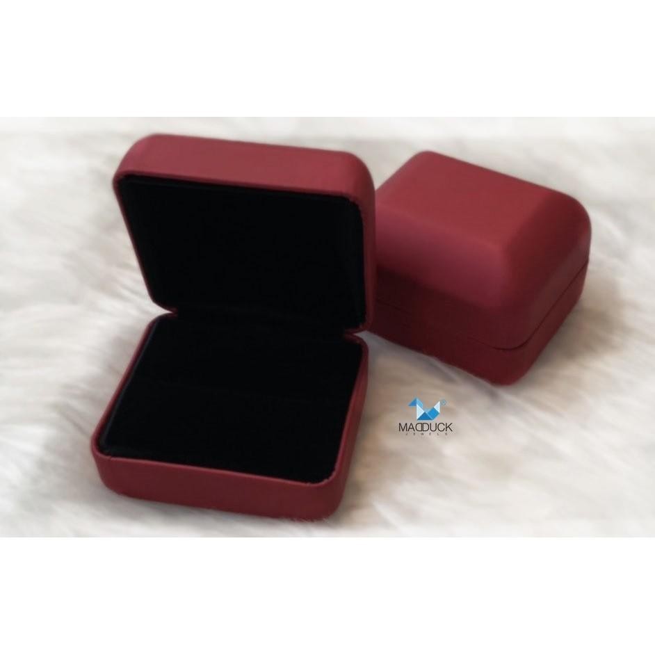 Polyurethane leather gift box for ring
