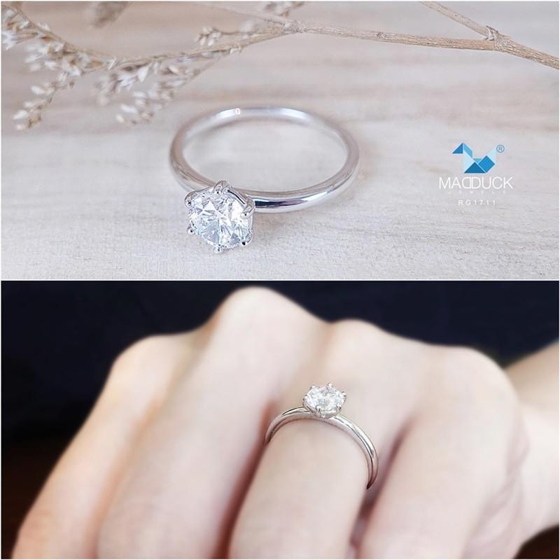 Women's ring – CZ in 925 silver by Madduck Jewels