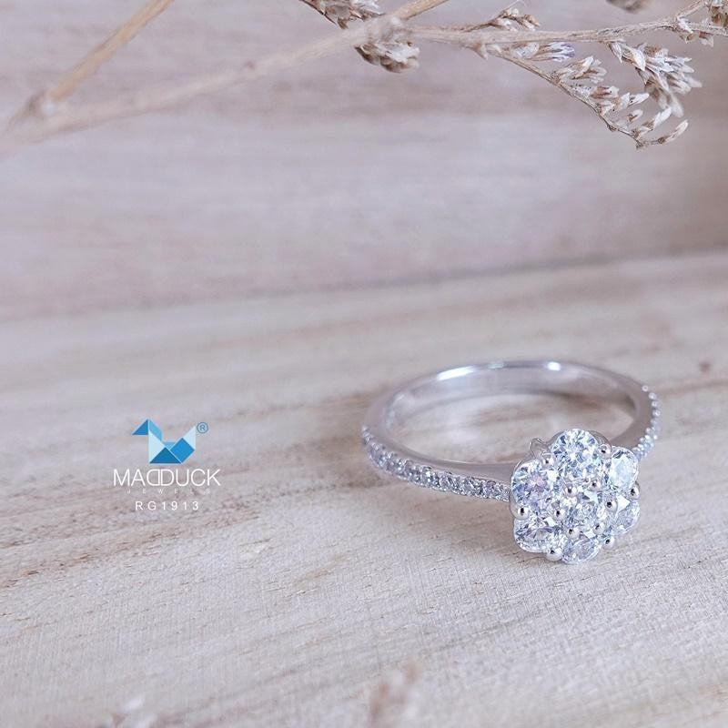 Women's ring – CZ in 925 silver by Madduck Jewels