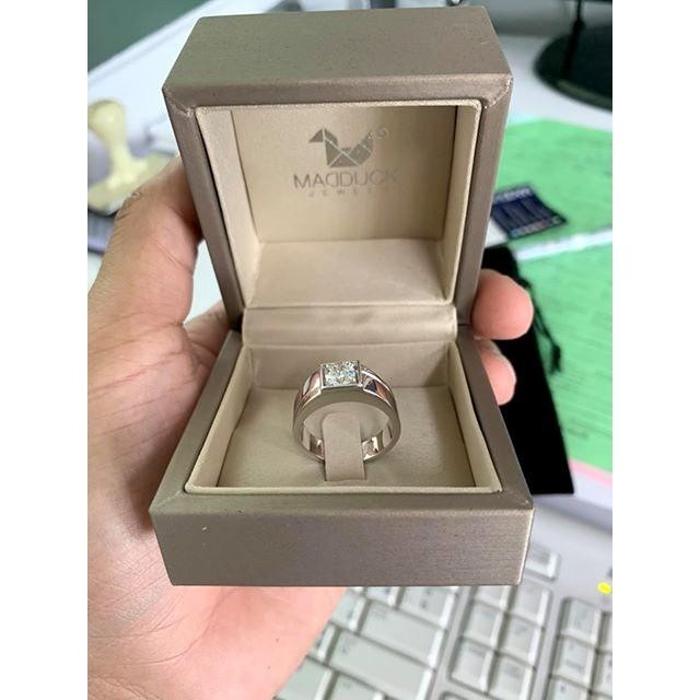 Men's ring – CZ in 925 silver by Madduck Jewels