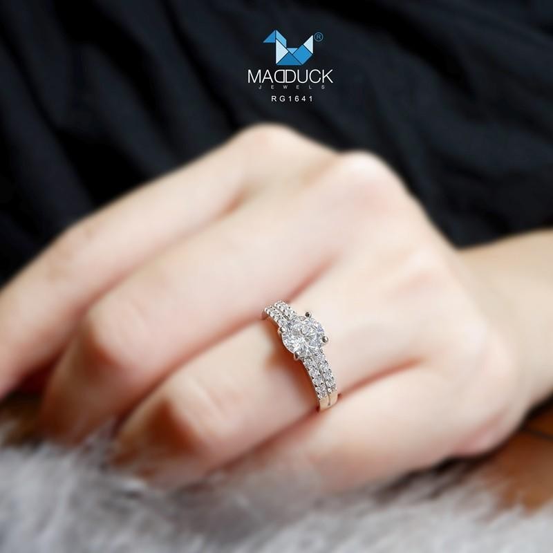 Women's ring – CZ in 925 silver by Madduck Jewels