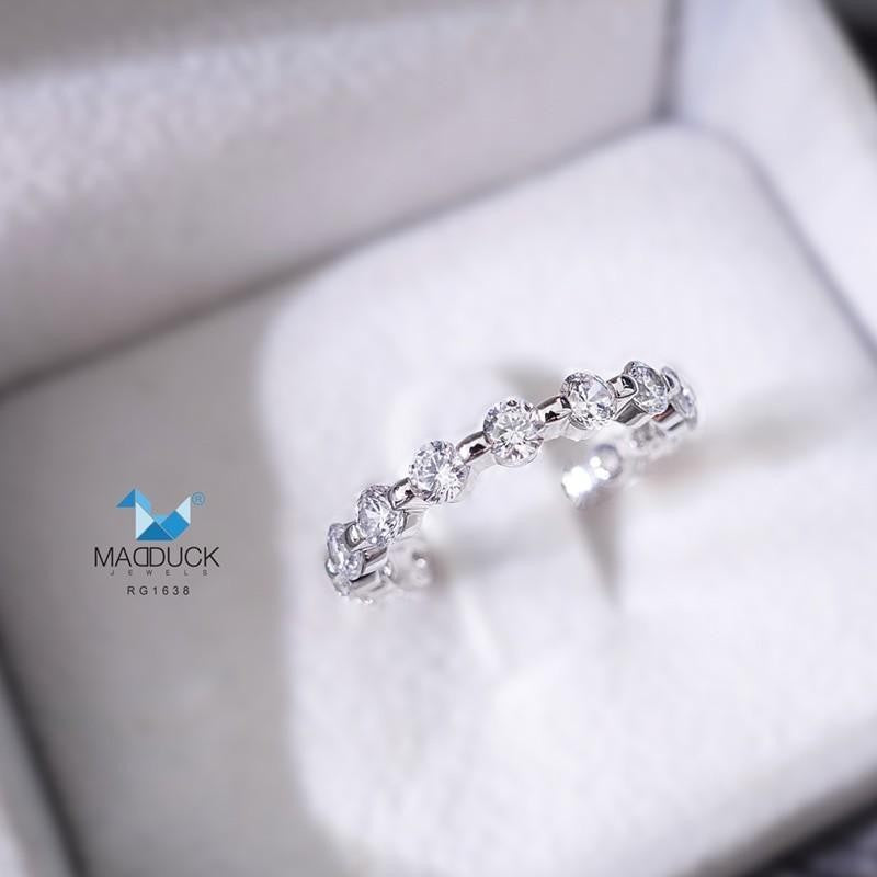 Women's ring – CZ in 925 silver by Madduck Jewels