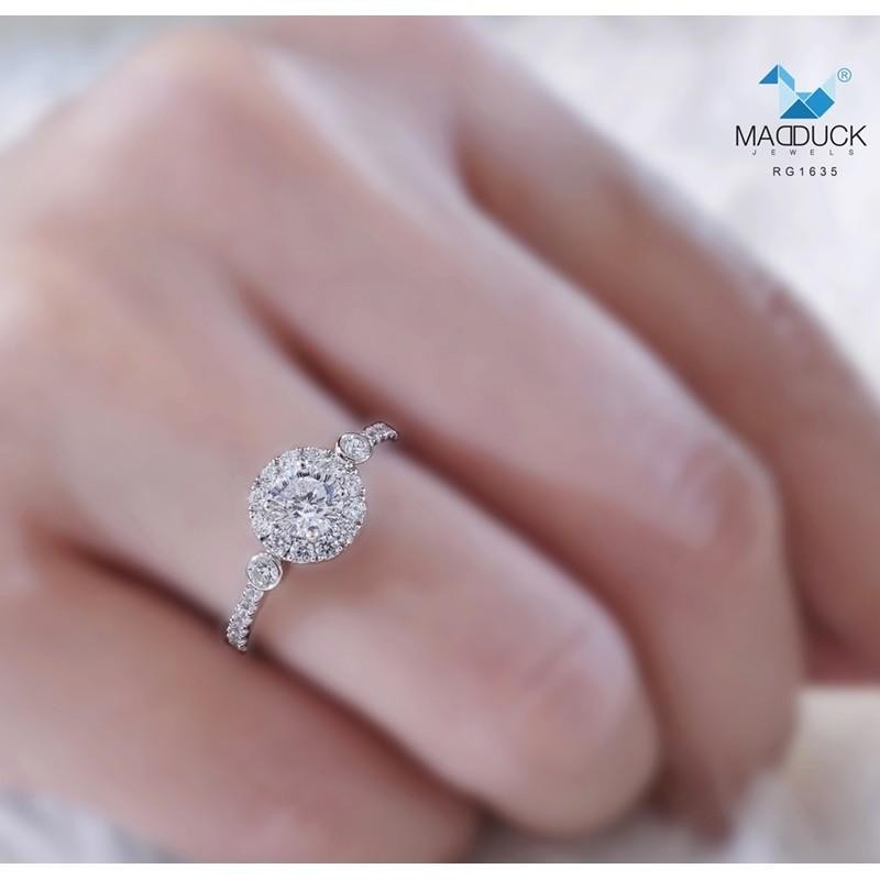 Women's ring – CZ in 925 silver by Madduck Jewels