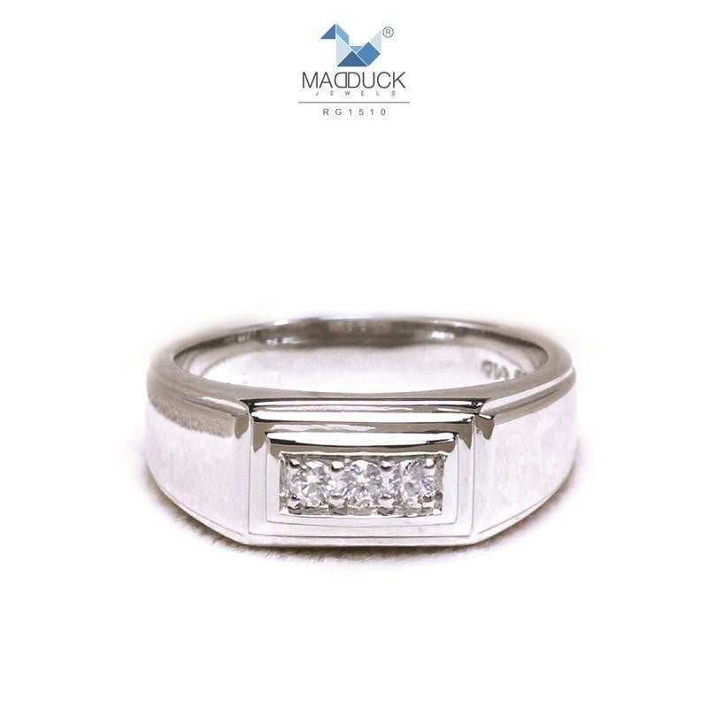 Couple ring set – CZ in 925 silver by Madduck Jewels