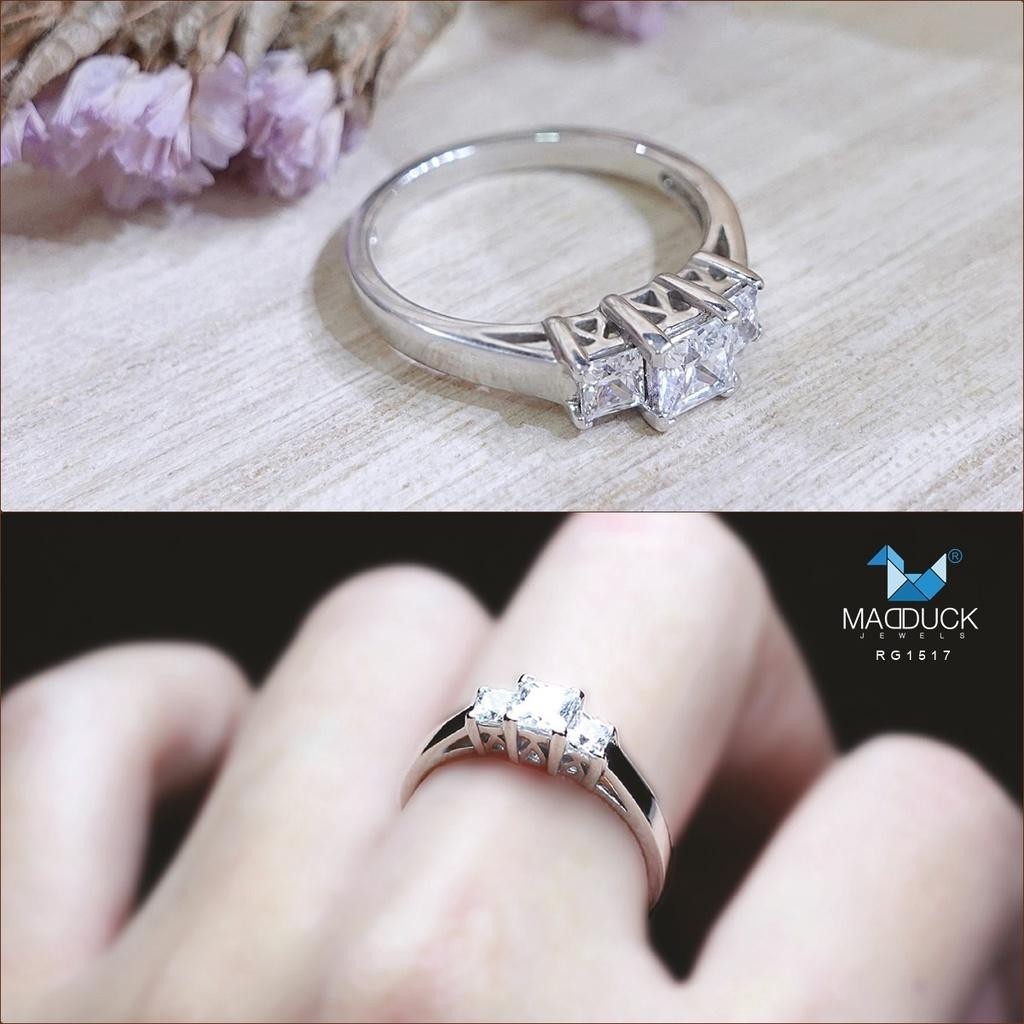 Women's ring – CZ in 925 silver by Madduck Jewels