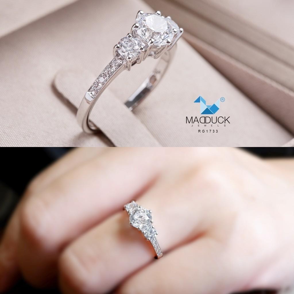 Women's ring – CZ in 925 silver by Madduck Jewels