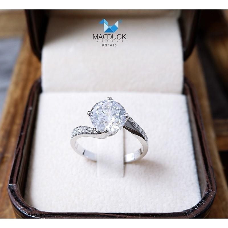 Couple ring set – CZ in 925 silver by Madduck Jewels