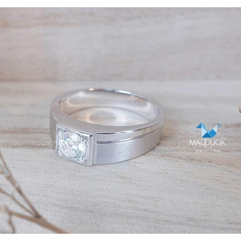 Men's ring – CZ in 925 silver by Madduck Jewels