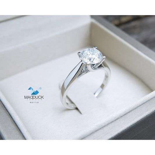 Women's ring – CZ in 925 silver by Madduck Jewels