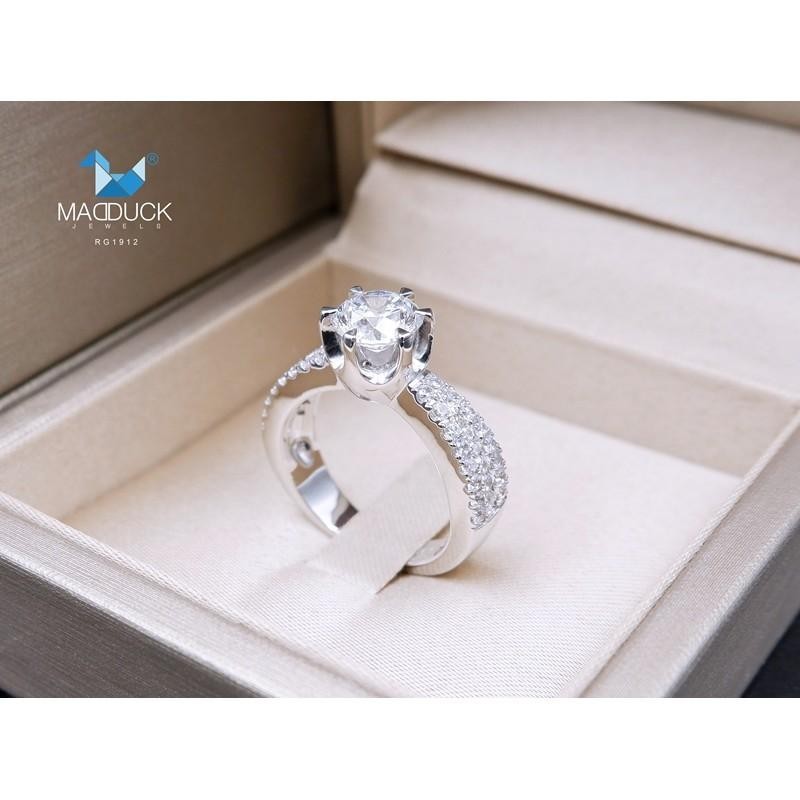 Couple ring set – CZ in 925 silver by Madduck Jewels