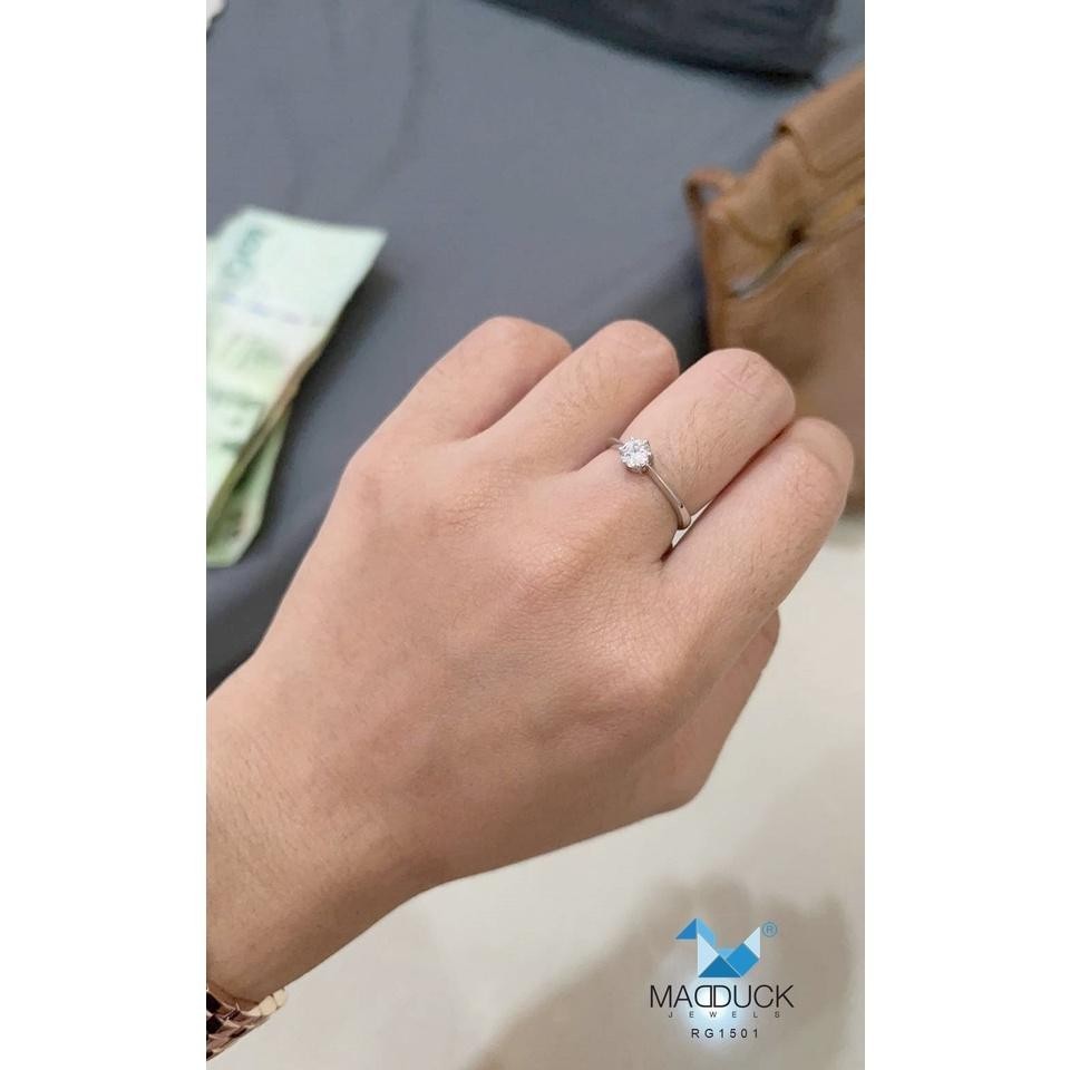 Women's ring – CZ in 925 silver by Madduck Jewels