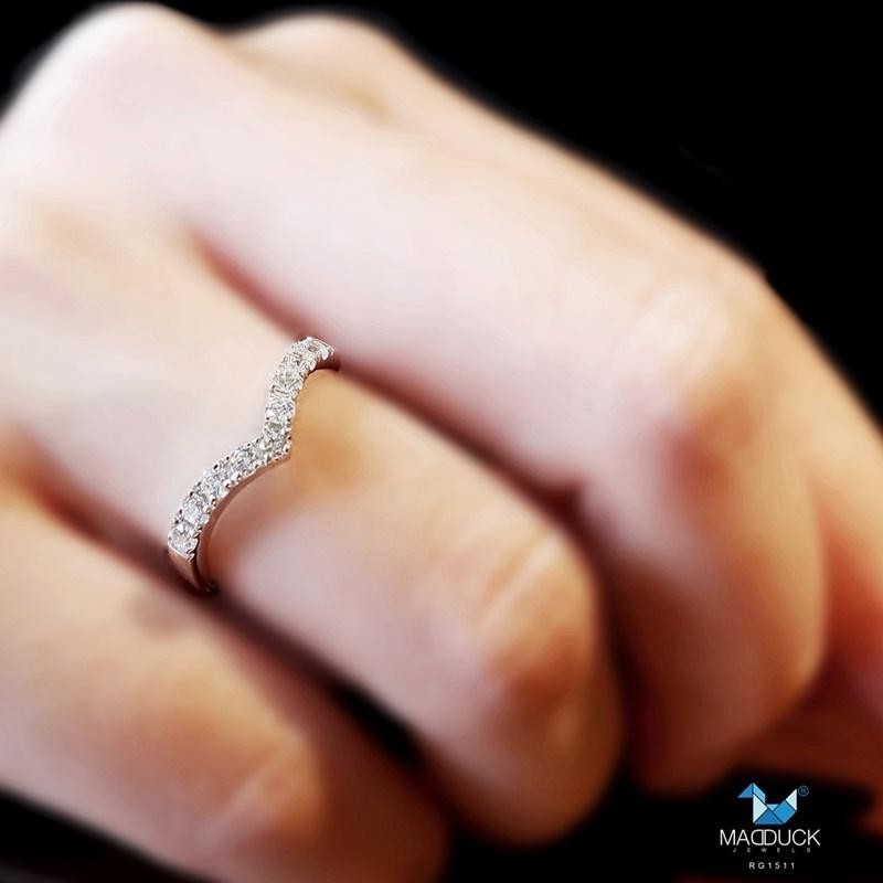 Women's ring – CZ in 925 silver by Madduck Jewels