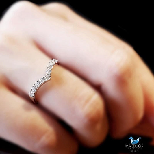 Women's ring – CZ in 925 silver by Madduck Jewels