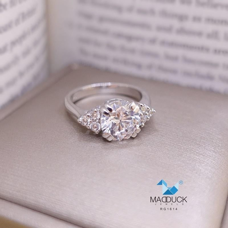 Women's ring – CZ in 925 silver by Madduck Jewels