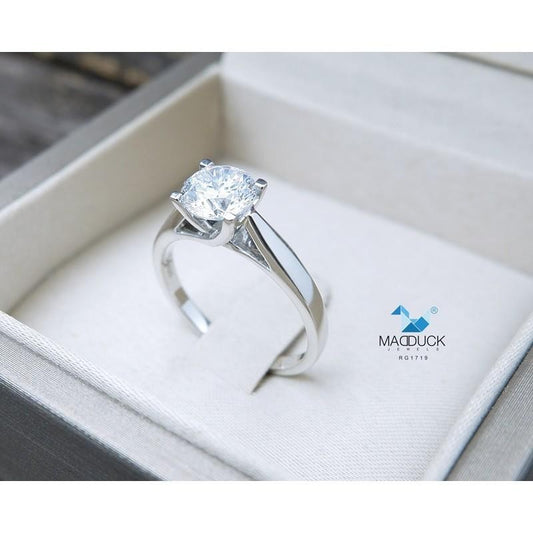 Women's ring – CZ in 925 silver by Madduck Jewels