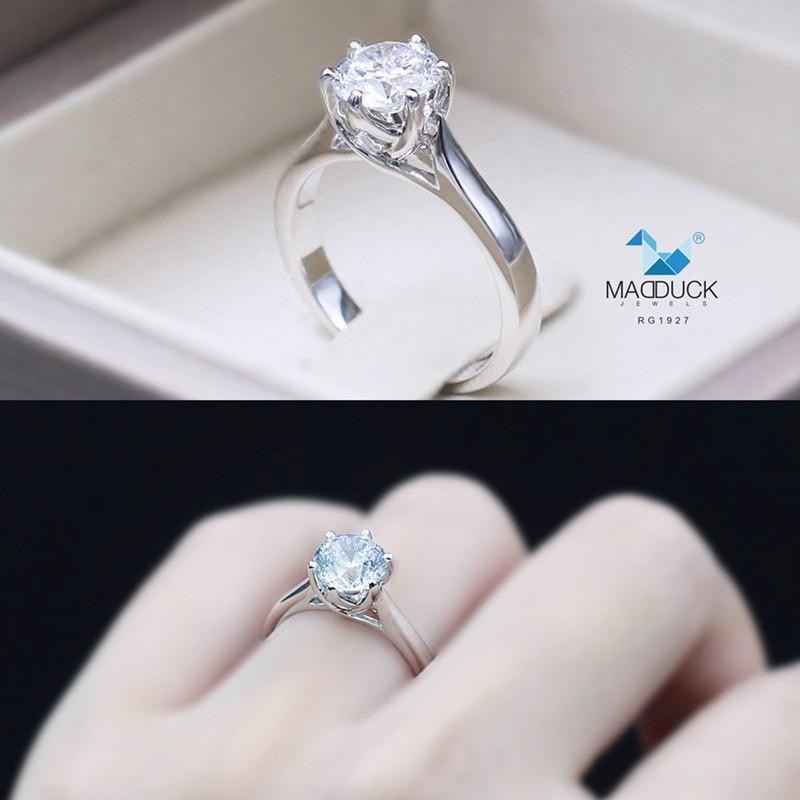 Women's ring – CZ in 925 silver by Madduck Jewels
