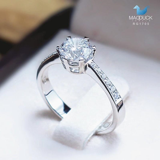 Couple ring set – CZ in 925 silver by Madduck Jewels