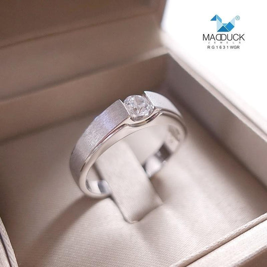 Men's ring – CZ in 925 silver by Madduck Jewels