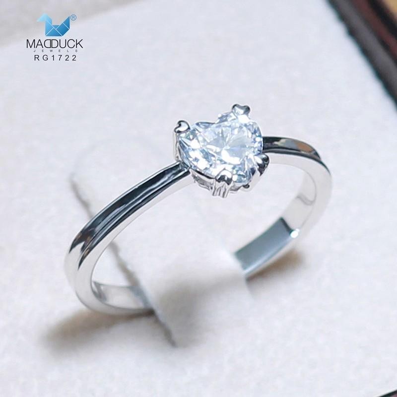 Couple ring set – CZ in 925 silver by Madduck Jewels